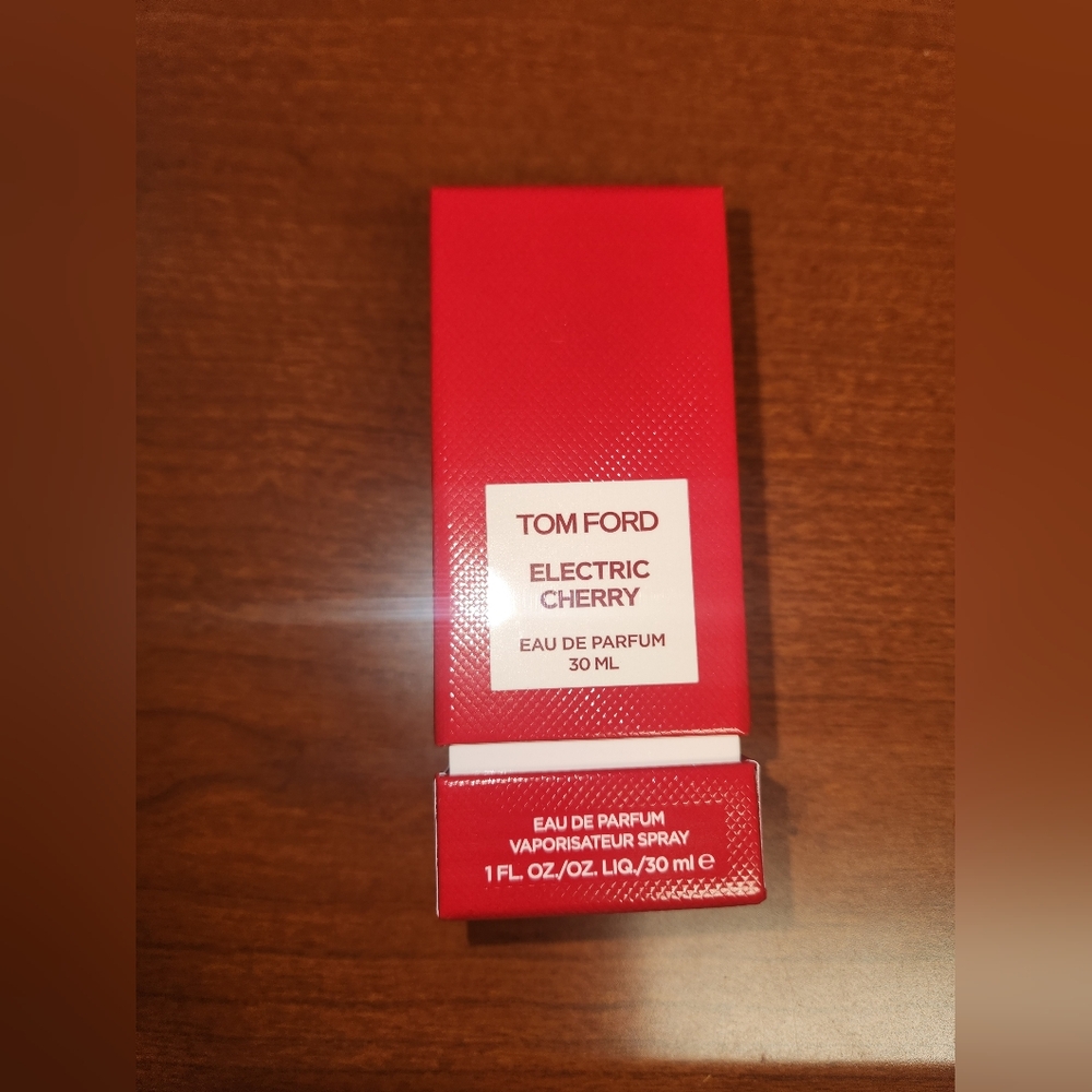 EMPTY BOX Tom Ford Electric Cherry Perfume Packaging